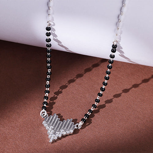 925 Silver Heartline Mangalsutra