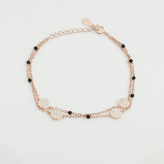 Straight Chain Multi Bead Bracelet