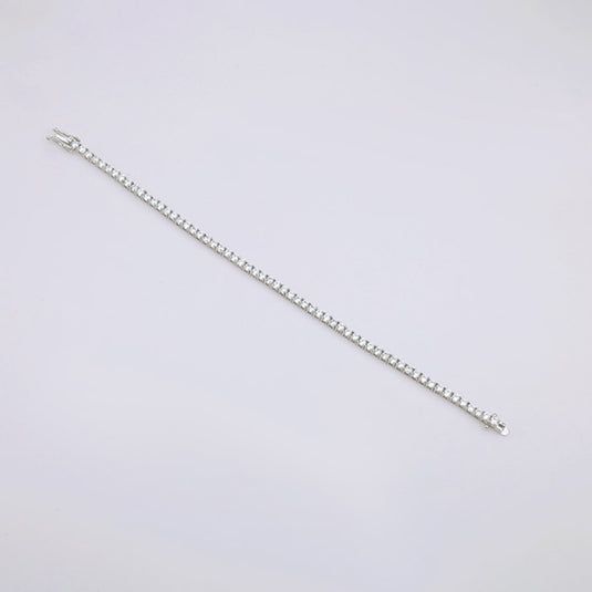 Curved Chain Heavy Bead Bracelet