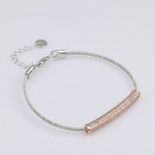Smooth Curve Plain Bracelet