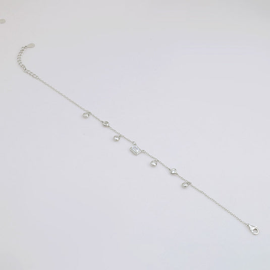 Straight Chain Alternating Bead Bracelet