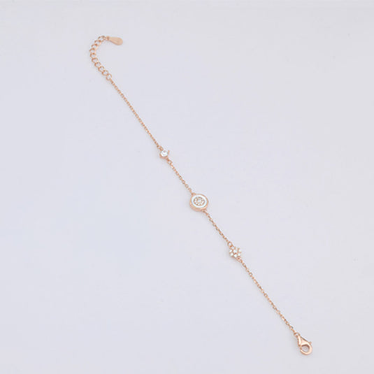 Straight Chain Tiny Bead Bracelet