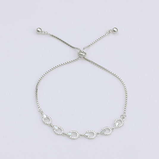 Round Bracelet with Linked Beads