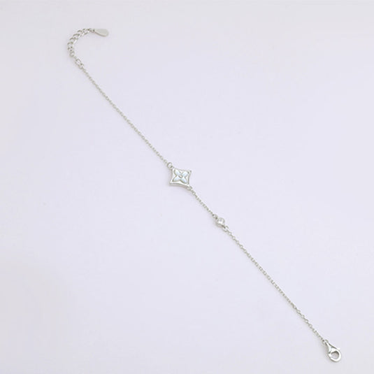 Straight Chain Minimal Bead Bracelet