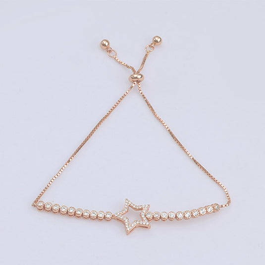 Bracelet with Drop Chain Detail