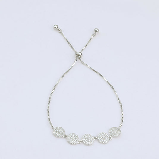 Round Bracelet with Spaced Beads