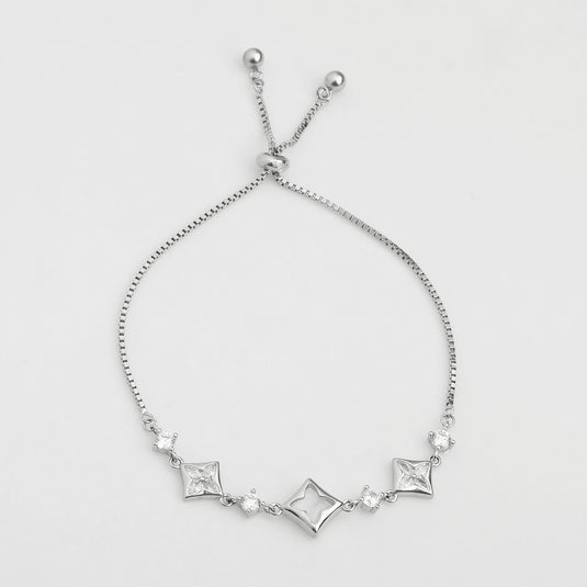 925 Silver Starry Adjustable Bracelet
