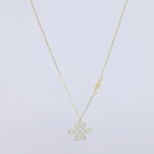 Small Flower Pendant Necklace