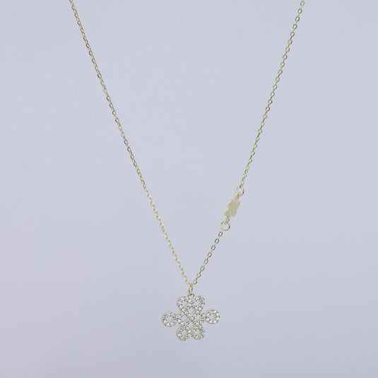 925 Silver Eternal Knot Pendant (Rose-Gold Finish)