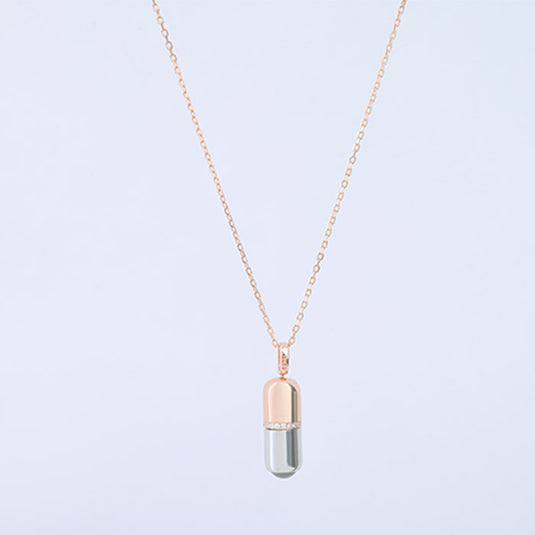Slim Vertical Pendant Necklace