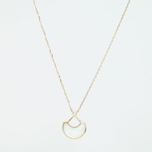 Minimal Round Pendant Necklace