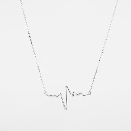 Wave Design Pendant Necklace