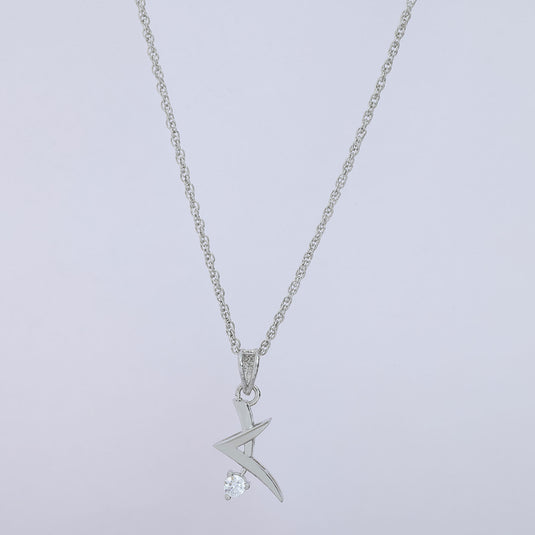 925 Silver Abstract Wrap Pendant