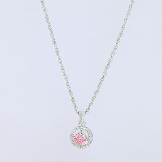 Tiny Disc Pendant Necklace