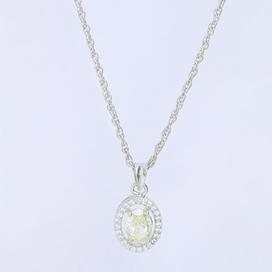 Subtle Shine Pendant Necklace