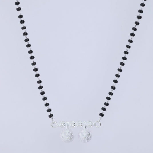 925 Silver Jhumka-Style Wati Mangalsutra