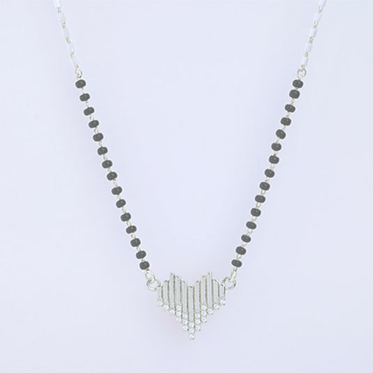 Minimal Black Beads Necklace