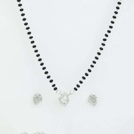 925 Silver Wings of Love Mangalsutra Set