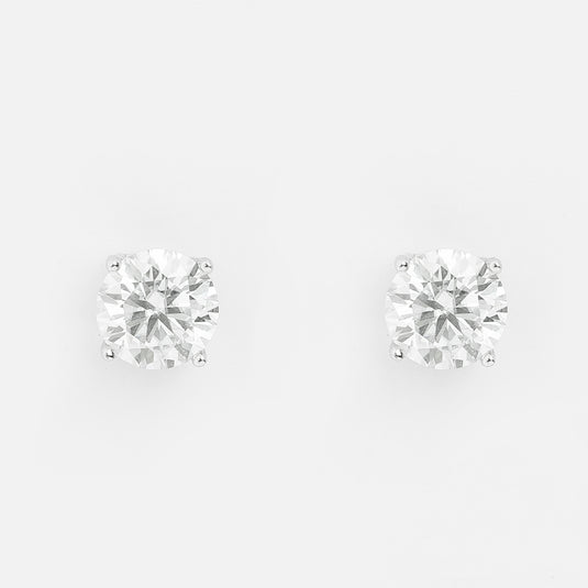 Floral Pearl Stud Earrings