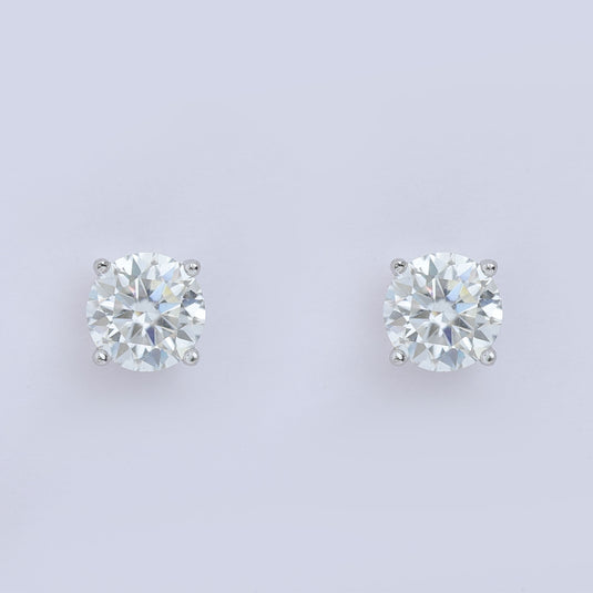 925 Silver Simple Stud Earrings