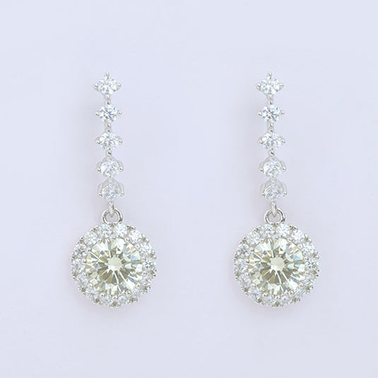 Double Pearl Drop Earrings