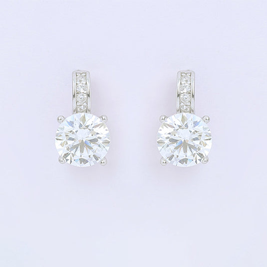 Triple Drop Crystal Earrings