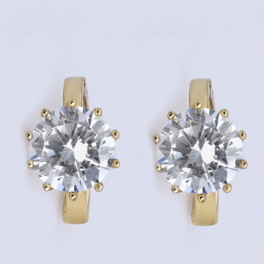 925 Silver Stone Wrap Earings