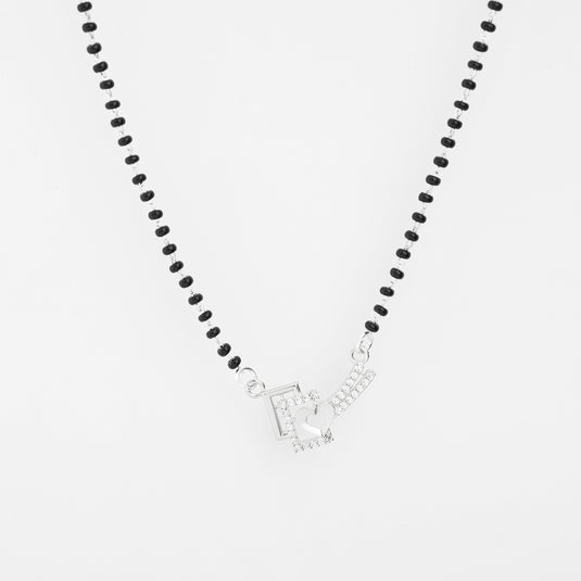 925 Silver Abstract Love Mangalsutra