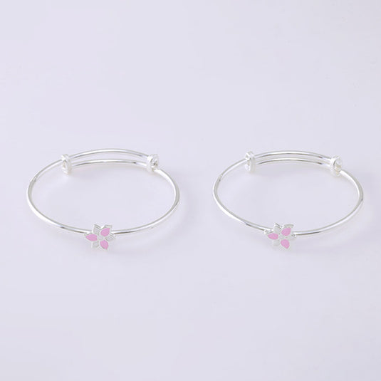 Plain Bead Silver Kada