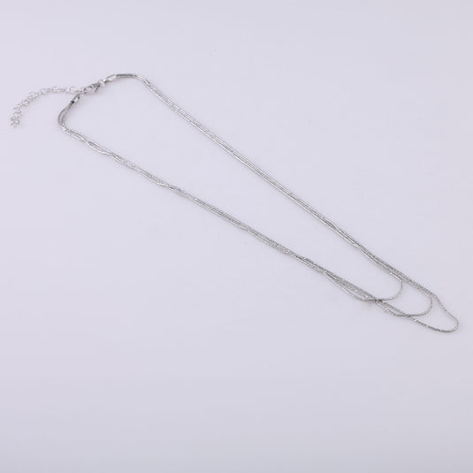 925 Silver Simple Layered Chain