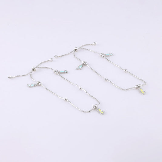 Minimal Plain Silver Anklet