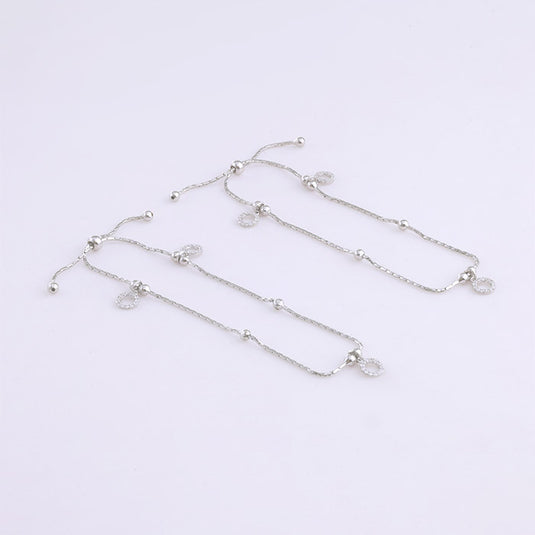 Fine Silver Chain Anklet