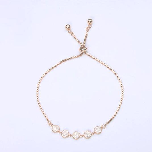 Round Bracelet with Accent Beads