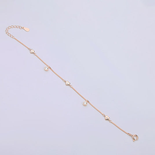 Straight Chain Soft Bead Bracelet